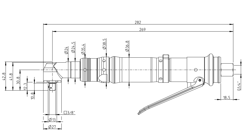 Atlas 阿特拉斯LMV28 R14-10失速型角度扳手结构图 Atlas 阿特拉斯LMV28 R14-10失速型角度扳手结构图